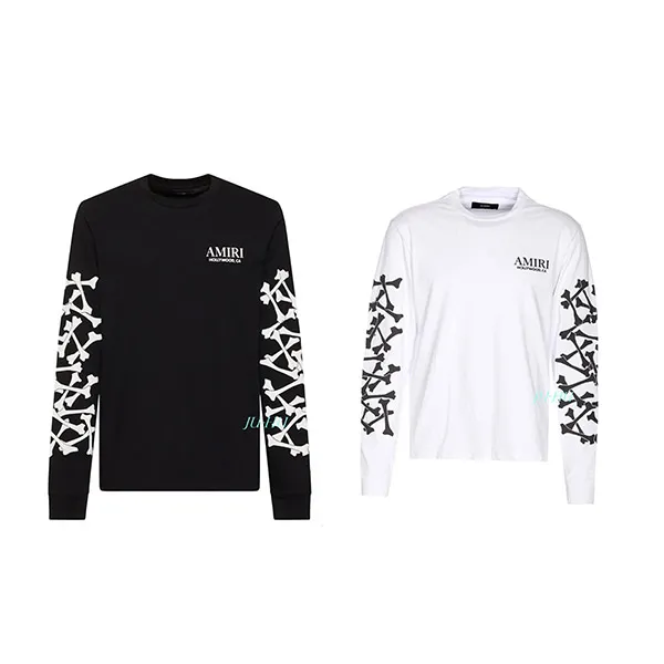 【アミリ】BONES STACKED ロングスリーブ Tシャツ AMJYTE1076